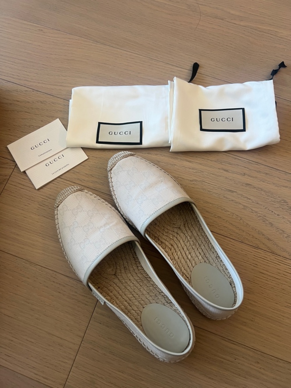 NWT GUCCI espadrilles women (EU 38/US 7.5-8)